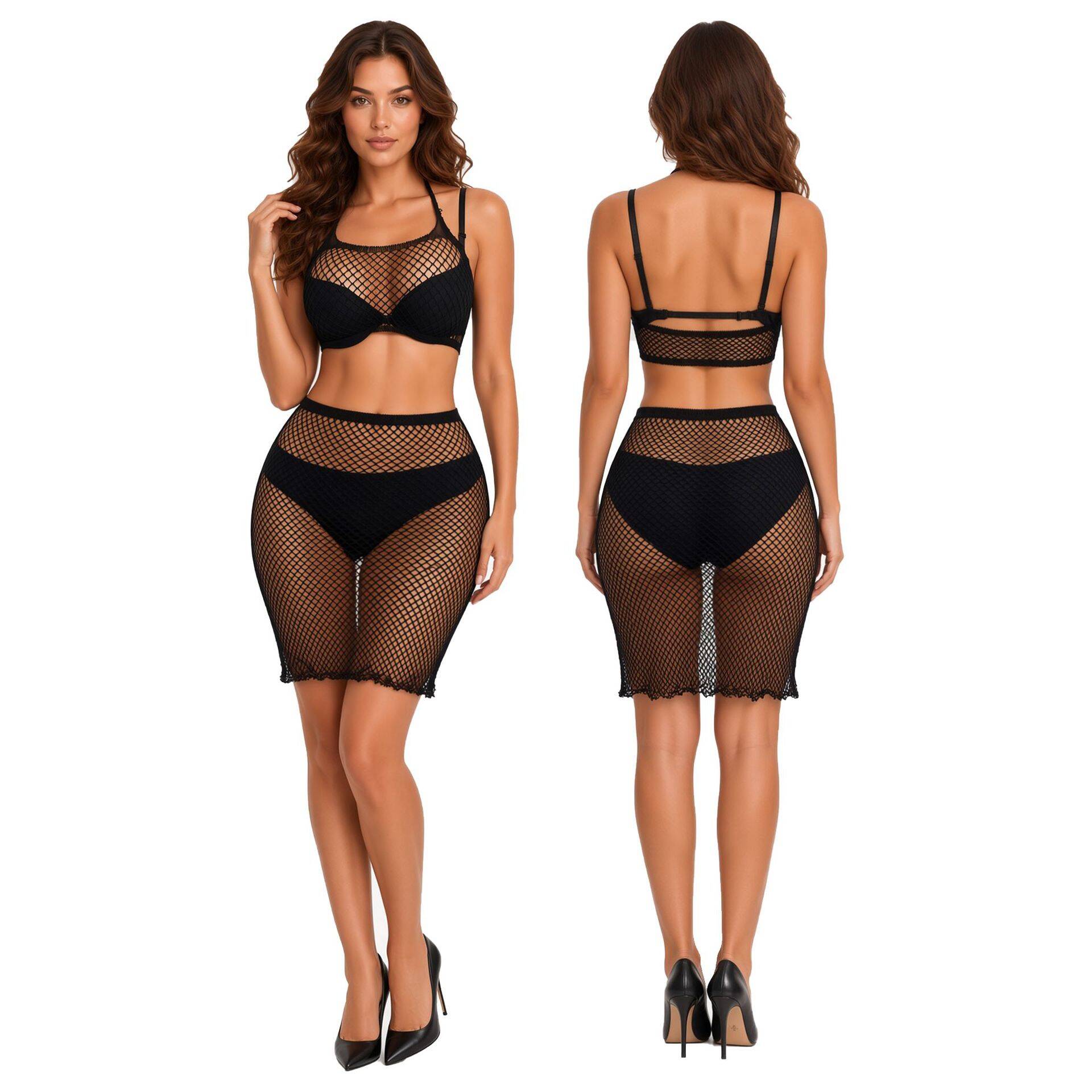 Lingerie - New Fishnet See Fashion Through Underwear