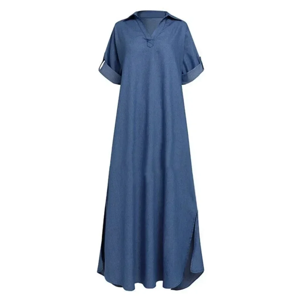 Casual Linen Long Dress for Wo - Casual Loose Linen Shirt Dress review and price