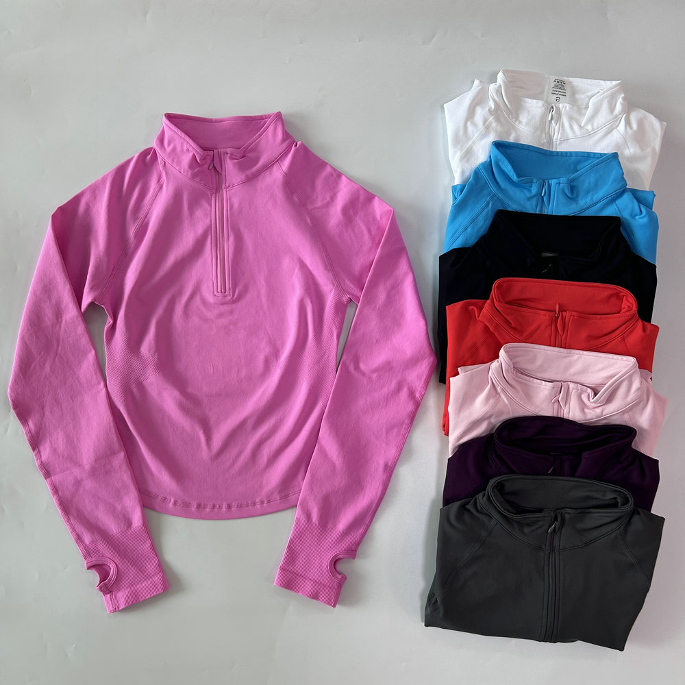 No Logo Yoga Jacket With Half  - Blouses review and price